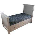 Twin Bed Frame Wood, Wooden Twin Bed Frame, Wood Twin Bed, Underbed Storage, Bed Storage Drawers