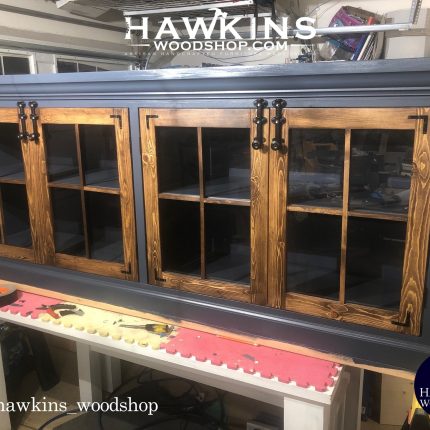 Enjoy fast, free nationwide shipping!  Owned by a husband and wife team of high-school music teachers, HawkinsWoodshop.com is your one stop shop for quality USA handmade industrial, modern, mid-century, and rustic furniture as well as imported furniture.  Get our Glass Crown Console USA Hand Crafted Hardwood Built-to-Order Standard Depth 18", Standard Height 36" on sale now!