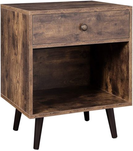 Enjoy fast, free nationwide shipping!  Owned by a husband and wife team of high-school music teachers, HawkinsWoodshop.com is your one stop shop for quality USA handmade industrial, modern, mid-century, and rustic furniture as well as imported furniture.  Get our Industrial Farmhouse Open Compartment Mid-Century End Table on sale now!