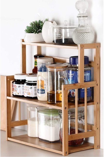 Enjoy fast, free nationwide shipping!  Owned by a husband and wife team of high-school music teachers, HawkinsWoodshop.com is your one stop shop for quality USA handmade industrial, modern, mid-century, and rustic furniture as well as imported furniture.  Get our Bamboo Spice Rack Storage Shelves on sale now!