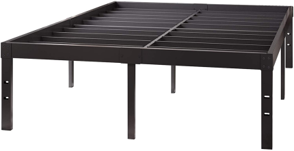 Enjoy fast, free nationwide shipping!  Owned by a husband and wife team of high-school music teachers, HawkinsWoodshop.com is your one stop shop for quality USA handmade industrial, modern, mid-century, and rustic furniture as well as imported furniture.  Get our Cal King Size Bed Frame-16 Inch Metal Platform Mattress Foundation / Sturdy Strong Steel Structure 3500 Lbs Heavy Duty/ Noise Free/ None Slip / No Box Spring Needed/Black Finish on sale now!