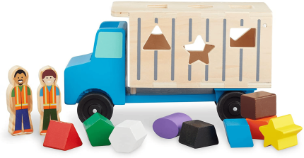 Enjoy fast, free nationwide shipping!  Owned by a husband and wife team of high-school music teachers, HawkinsWoodshop.com is your one stop shop for quality USA handmade industrial, modern, mid-century, and rustic furniture as well as imported furniture.  Get our Melissa & Doug Shape-Sorting Wooden Dump Truck Toy with 9 Colorful Shapes and 2 Play Figures on sale now!