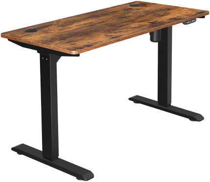 Enjoy fast, free nationwide shipping!  Owned by a husband and wife team of high-school music teachers, HawkinsWoodshop.com is your one stop shop for quality USA handmade industrial, modern, mid-century, and rustic furniture as well as imported furniture.  Get our Height Adjustable Electric Standing Desk, 47.2 x 23.6 Inches Stand Up Table, with Continuously Adjustable Height, Rustic Brown and Black ULSD011B01 on sale now!