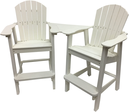 Enjoy fast, free nationwide shipping!  Owned by a husband and wife team of high-school music teachers, HawkinsWoodshop.com is your one stop shop for quality USA handmade industrial, modern, mid-century, and rustic furniture as well as imported furniture.  Get our Phat Tommy Recycled Poly Resin Balcony Chair Settee ? Durable and Adirondack Patio Furniture, White on sale now!