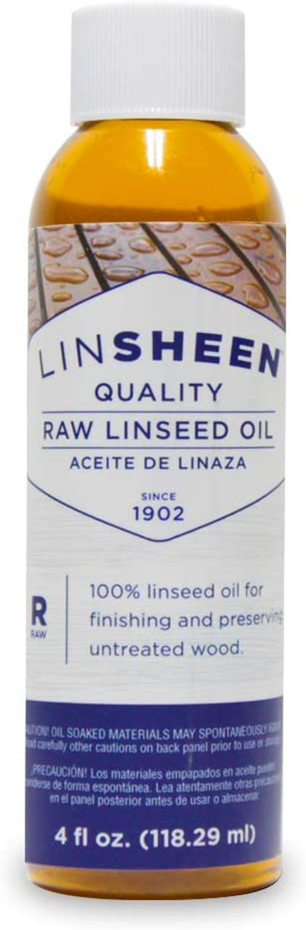 Enjoy fast, free nationwide shipping!  Owned by a husband and wife team of high-school music teachers, HawkinsWoodshop.com is your one stop shop for quality USA handmade industrial, modern, mid-century, and rustic furniture as well as imported furniture.  Get our Linsheen Raw Linseed Oil – Flaxseed Wood Treatment Conditioner to Rejuvenate, Restore and Condition Wood Patio Furniture, Decks to Kitchen Cutting Boards, 4 Oz Bottle on sale now!