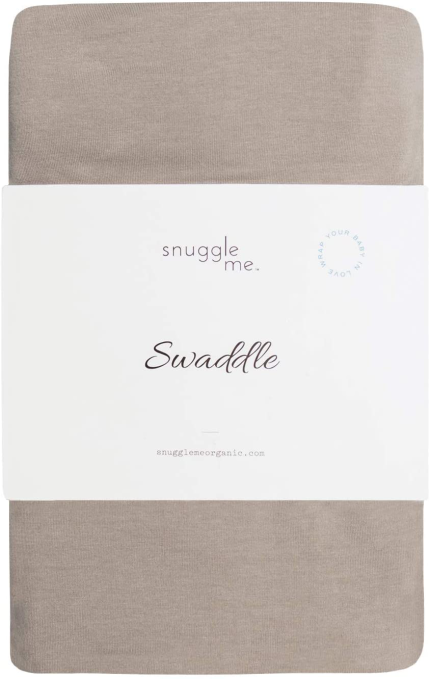 Snuggle Me Swaddle | Organic Cotton Swaddle Blanket, Soft Stretch, 47 X 47 Inches (Birch)