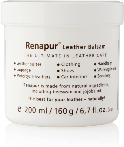 Enjoy fast, free nationwide shipping!  Owned by a husband and wife team of high-school music teachers, HawkinsWoodshop.com is your one stop shop for quality USA handmade industrial, modern, mid-century, and rustic furniture as well as imported furniture.  Get our Renapur Leather Balsam, Natural Balm, Conditioner and Restorer (200 Ml + Applicator Sponge) — Protector for Leather Sofas, Furniture, Shoes, Bags, Car Seats, Saddlery & Tack (Original) on sale now!