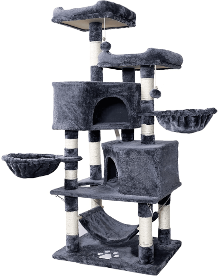 Enjoy fast, free nationwide shipping!  Owned by a husband and wife team of high-school music teachers, HawkinsWoodshop.com is your one stop shop for quality USA handmade industrial, modern, mid-century, and rustic furniture as well as imported furniture.  Get our NEGTTE Cat Tree Cat Tower for Indoor Cats, Multi-Level Cat Condo with Sisal Scratching Posts & Perches for Large Cats Kitten Play House on sale now!