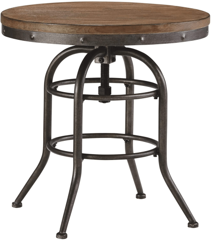 Enjoy fast, free nationwide shipping!  Owned by a husband and wife team of high-school music teachers, HawkinsWoodshop.com is your one stop shop for quality USA handmade industrial, modern, mid-century, and rustic furniture as well as imported furniture.  Get our End Table - Vintage Casual - round - Grayish Brown on sale now!