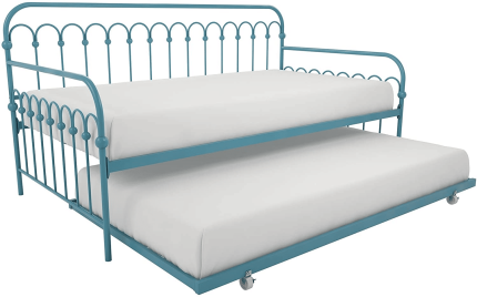 Enjoy fast, free nationwide shipping!  Owned by a husband and wife team of high-school music teachers, HawkinsWoodshop.com is your one stop shop for quality USA handmade industrial, modern, mid-century, and rustic furniture as well as imported furniture.  Get our Novogratz Bright Pop Metal Roll Out Trundle, Yellow Daybed on sale now!