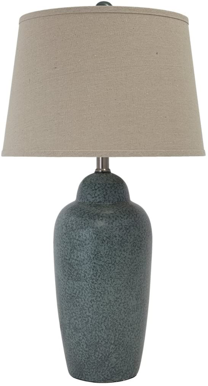 Enjoy fast, free nationwide shipping!  Owned by a husband and wife team of high-school music teachers, HawkinsWoodshop.com is your one stop shop for quality USA handmade industrial, modern, mid-century, and rustic furniture as well as imported furniture.  Get our Saher Contemporary 30" Glazed Ceramic Table Lamp, Dark Green on sale now!