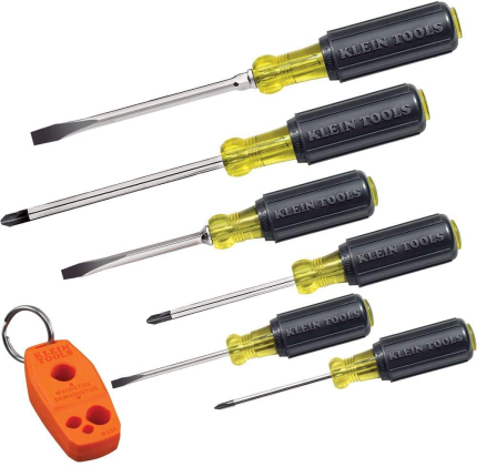 Enjoy fast, free nationwide shipping!  Owned by a husband and wife team of high-school music teachers, HawkinsWoodshop.com is your one stop shop for quality USA handmade industrial, modern, mid-century, and rustic furniture as well as imported furniture.  Get our Screwdriver Set 6Pcs Includes Magnetizer / Demagnetizer, 3 Slotted, 3 Phillips, Cushion Grip Comfort, Precision Machined on sale now!