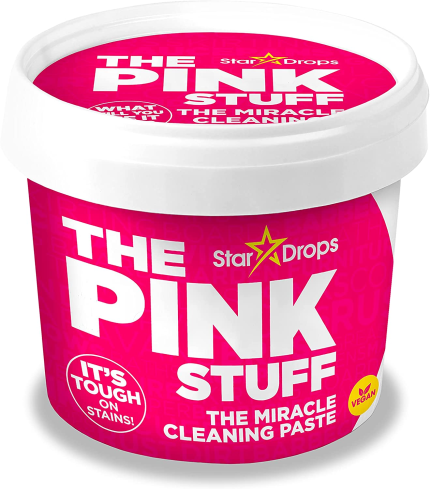 Stardrops - the Pink Stuff - the Miracle Cleaning Paste, Multi-Purpose Spray, Bathroom Foam Spray, Window & Glass Cleaner, and Cream Cleaner Bundle