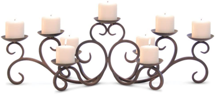Enjoy fast, free nationwide shipping!  Owned by a husband and wife team of high-school music teachers, HawkinsWoodshop.com is your one stop shop for quality USA handmade industrial, modern, mid-century, and rustic furniture as well as imported furniture.  Get our Pilgrim Home and Hearth 17502 Hawthorne Candelabra Candle Holder, Distressed Bronze on sale now!