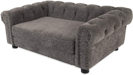 Petmate La-Z-Boy Newton Sofa Large Dog Bed, 40 X 27 Inches, Graphite