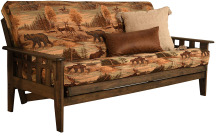 Enjoy fast, free nationwide shipping!  Owned by a husband and wife team of high-school music teachers, HawkinsWoodshop.com is your one stop shop for quality USA handmade industrial, modern, mid-century, and rustic furniture as well as imported furniture.  Get our Kodiak Furniture Tucson Full Size Futon Set in Rustic Walnut Finish, Canadian on sale now!