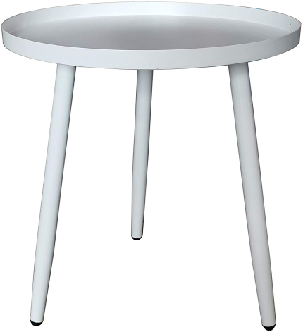 Enjoy fast, free nationwide shipping!  Owned by a husband and wife team of high-school music teachers, HawkinsWoodshop.com is your one stop shop for quality USA handmade industrial, modern, mid-century, and rustic furniture as well as imported furniture.  Get our Kings Brand Furniture – Whelan round Metal Side End Accent Table, White on sale now!