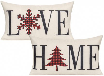 Enjoy fast, free nationwide shipping!  Owned by a husband and wife team of high-school music teachers, HawkinsWoodshop.com is your one stop shop for quality USA handmade industrial, modern, mid-century, and rustic furniture as well as imported furniture.  Get our Outdoor Lumbar Throw Pillow Covers Buffalo Plaid Christmas Red Tree Snow Decorative Xmas Holiday Festival Cushion Decor Rustic Farmhouse Porch Patio Furniture Cases for Bed Bedroom Couch 12X20Set of 2 on sale now!