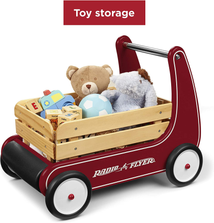 Enjoy fast, free nationwide shipping!  Owned by a husband and wife team of high-school music teachers, HawkinsWoodshop.com is your one stop shop for quality USA handmade industrial, modern, mid-century, and rustic furniture as well as imported furniture.  Get our Radio Flyer Classic Walker Wagon, Sit to Stand Toddler Toy, Wood Walker, 1-4 Years , Red on sale now!