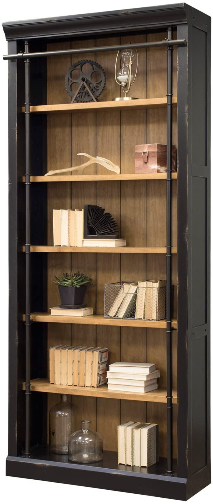 Enjoy fast, free nationwide shipping!  Owned by a husband and wife team of high-school music teachers, HawkinsWoodshop.com is your one stop shop for quality USA handmade industrial, modern, mid-century, and rustic furniture as well as imported furniture.  Get our Martin Furniture Fully Assembled Aged Ebony Toulouse Bookcase, on sale now!