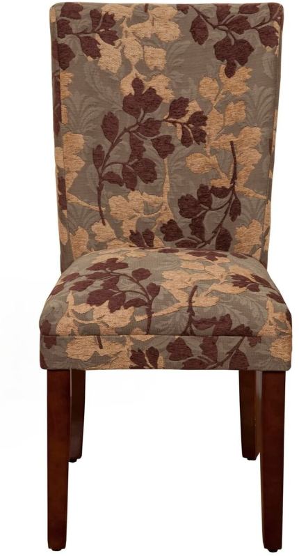 Enjoy fast, free nationwide shipping!  Owned by a husband and wife team of high-school music teachers, HawkinsWoodshop.com is your one stop shop for quality USA handmade industrial, modern, mid-century, and rustic furniture as well as imported furniture.  Get our Brown Sage Leaf Parsons Classic Upholstered Accent Single Dining Chair on sale now!