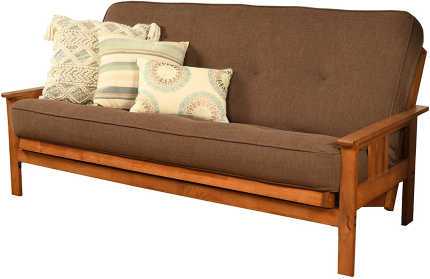 Enjoy fast, free nationwide shipping!  Owned by a husband and wife team of high-school music teachers, HawkinsWoodshop.com is your one stop shop for quality USA handmade industrial, modern, mid-century, and rustic furniture as well as imported furniture.  Get our Kodiak Furniture Monterey Futon Set, No Drawers, with Barbados Base and Linen Cocoa Mattress on sale now!
