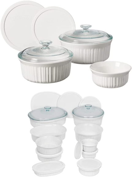 Enjoy fast, free nationwide shipping!  Owned by a husband and wife team of high-school music teachers, HawkinsWoodshop.com is your one stop shop for quality USA handmade industrial, modern, mid-century, and rustic furniture as well as imported furniture.  Get our Corningware French White 22 Piece Ceramic Bakeware Set | Microwave, Oven, Fridge, Freezer, and Dishwasher Safe | Resists Chipping and Cracking | Doesn'T Absorb Food Odors and Stains on sale now!