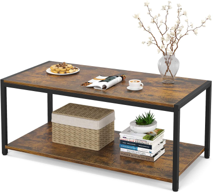 Enjoy fast, free nationwide shipping!  Owned by a husband and wife team of high-school music teachers, HawkinsWoodshop.com is your one stop shop for quality USA handmade industrial, modern, mid-century, and rustic furniture as well as imported furniture.  Get our Coffee Table 43" Industrial Coffee Table for Living Room on sale now!