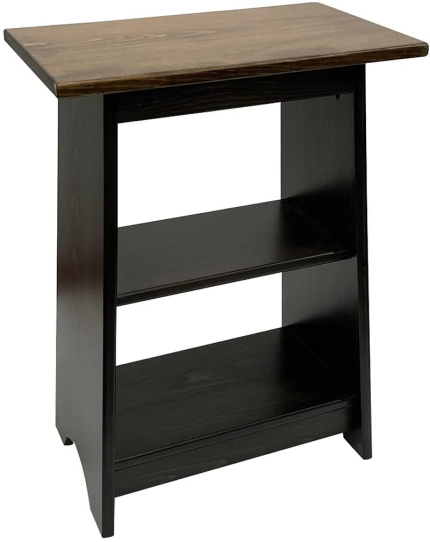 Enjoy fast, free nationwide shipping!  Owned by a husband and wife team of high-school music teachers, HawkinsWoodshop.com is your one stop shop for quality USA handmade industrial, modern, mid-century, and rustic furniture as well as imported furniture.  Get our Peaceful Classics End Table Amish Furniture | Lamp Stand Thin Narrow Accent Table for Bedroom, Living Room, Coffee Table (Small, Mocha) on sale now!