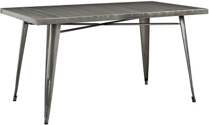 Enjoy fast, free nationwide shipping!  Owned by a husband and wife team of high-school music teachers, HawkinsWoodshop.com is your one stop shop for quality USA handmade industrial, modern, mid-century, and rustic furniture as well as imported furniture.  Get our Dining Table Gunmetal Rectangle 59.5"W x 32"L x 30"H on sale now!