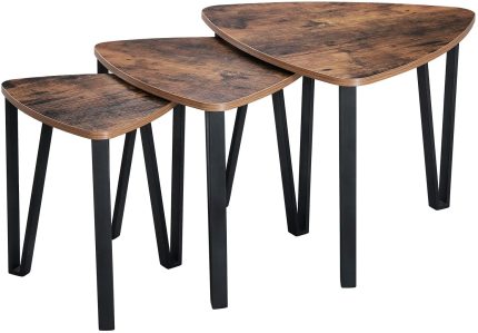 Enjoy fast, free nationwide shipping!  Owned by a husband and wife team of high-school music teachers, HawkinsWoodshop.com is your one stop shop for quality USA handmade industrial, modern, mid-century, and rustic furniture as well as imported furniture.  Get our Industrial Farmhouse 3 pc Nesting Coffee & End Table Set on sale now!
