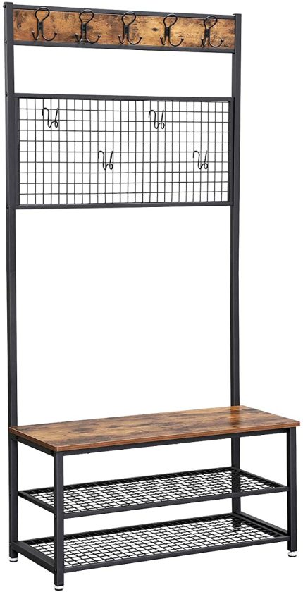 Enjoy fast, free nationwide shipping!  Owned by a husband and wife team of high-school music teachers, HawkinsWoodshop.com is your one stop shop for quality USA handmade industrial, modern, mid-century, and rustic furniture as well as imported furniture.  Get our Industrial Coat Rack w/Organizer on sale now!