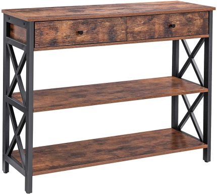 Enjoy fast, free nationwide shipping!  Owned by a husband and wife team of high-school music teachers, HawkinsWoodshop.com is your one stop shop for quality USA handmade industrial, modern, mid-century, and rustic furniture as well as imported furniture.  Get our Industrial Farmhouse Hallway Console Table on sale now!