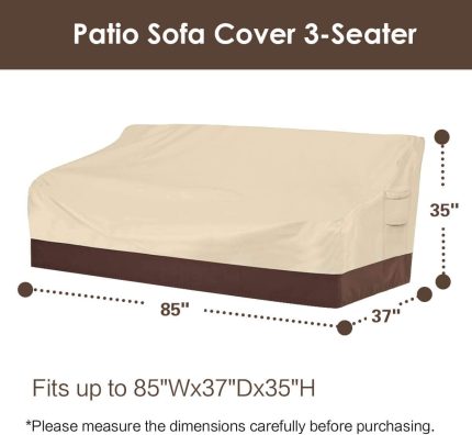 Enjoy fast, free nationwide shipping!  Owned by a husband and wife team of high-school music teachers, HawkinsWoodshop.com is your one stop shop for quality USA handmade industrial, modern, mid-century, and rustic furniture as well as imported furniture.  Get our Beige&Brown Heavy Duty Patio Sofa Cover, 100% Waterproof 3-Seater Outdoor Sofa Cover on sale now!