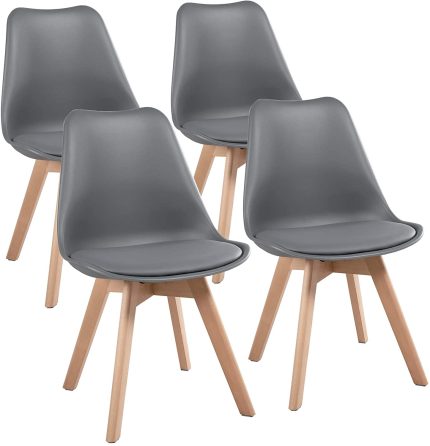 Enjoy fast, free nationwide shipping!  Owned by a husband and wife team of high-school music teachers, HawkinsWoodshop.com is your one stop shop for quality USA handmade industrial, modern, mid-century, and rustic furniture as well as imported furniture.  Get our Dark Gray Dining Chair Set of 4 on sale now!