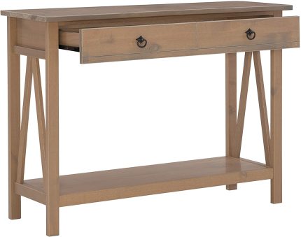 Enjoy fast, free nationwide shipping!  Owned by a husband and wife team of high-school music teachers, HawkinsWoodshop.com is your one stop shop for quality USA handmade industrial, modern, mid-century, and rustic furniture as well as imported furniture.  Get our Driftwood Console Titian Table on sale now!