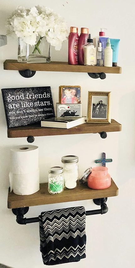 Enjoy fast, free nationwide shipping!  Owned by a husband and wife team of high-school music teachers, HawkinsWoodshop.com is your one stop shop for quality USA handmade industrial, modern, mid-century, and rustic furniture as well as imported furniture.  Get our Industrial Farmhouse Pipe Shelves on sale now!