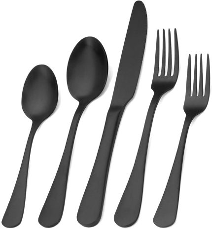 Enjoy fast, free nationwide shipping!  Owned by a husband and wife team of high-school music teachers, HawkinsWoodshop.com is your one stop shop for quality USA handmade industrial, modern, mid-century, and rustic furniture as well as imported furniture.  Get our Matte Black Silverware Set on sale now!
