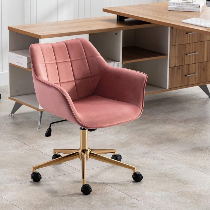 Enjoy fast, free nationwide shipping!  Owned by a husband and wife team of high-school music teachers, HawkinsWoodshop.com is your one stop shop for quality USA handmade industrial, modern, mid-century, and rustic furniture as well as imported furniture.  Get our Pink Modern Home Office Chair on sale now!