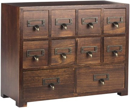 Enjoy fast, free nationwide shipping!  Owned by a husband and wife team of high-school music teachers, HawkinsWoodshop.com is your one stop shop for quality USA handmade industrial, modern, mid-century, and rustic furniture as well as imported furniture.  Get our Brown Solid-Wood Small Chinese Medicine Cabinet w/ Great Storage on sale now!