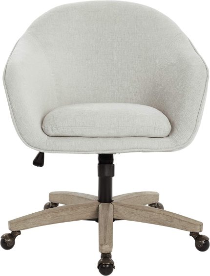 OSP Home Furnishings Nora Office Chair, Dove