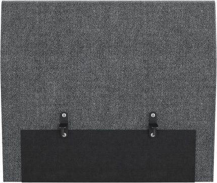 HONBAY Soft Back Frame with Set of 2 Connector, Backrest Frame for Modular Sofa (Grey)