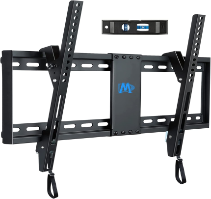 Mounting Dream UL Listed TV Mount for Most 37-70 Inch TV, Universal Tilt TV Wall Mount Fit 16", 18", 24" Stud with Loading 132 lbs & Max VESA 600x400mm, Low Profile Flat Wall Mount Bracket MD2268-LK