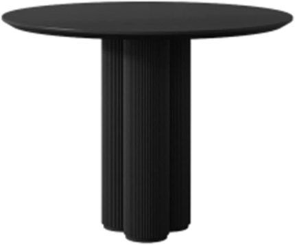 BAYCHEER Round Dining Dinette Table Simplicity Style Tripod Base Home Furniture - Black 31.5" L x 31.5" W x 29.5" H (Table Only)