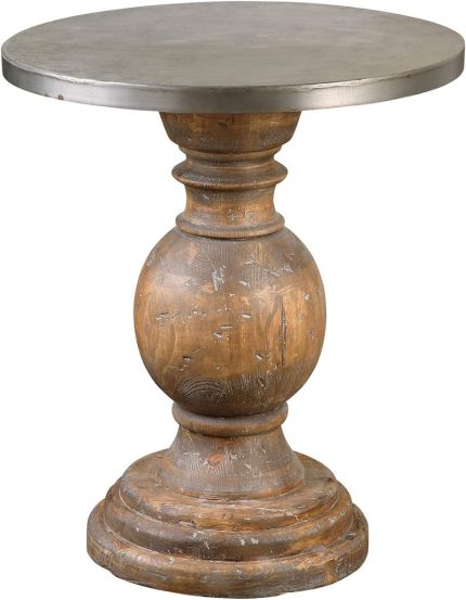 Uttermost Blythe Wooden Accent Table, Brown