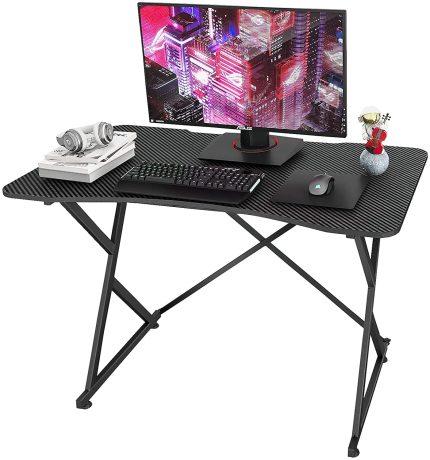 Home Office Gaming Desks - 43" Computer Gamer Desk, Study Laptop Table, Modern Simple Style Desk