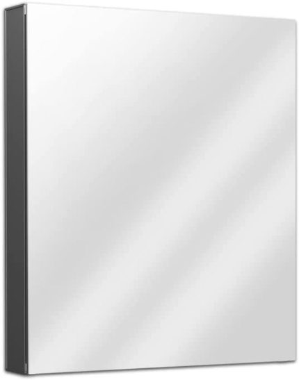 KOHLER K-81144-DA1 Maxstow Frameless Surface Mount Bathroom Medicine Cabinet, 15" x 24", Dark Anodized Aluminum