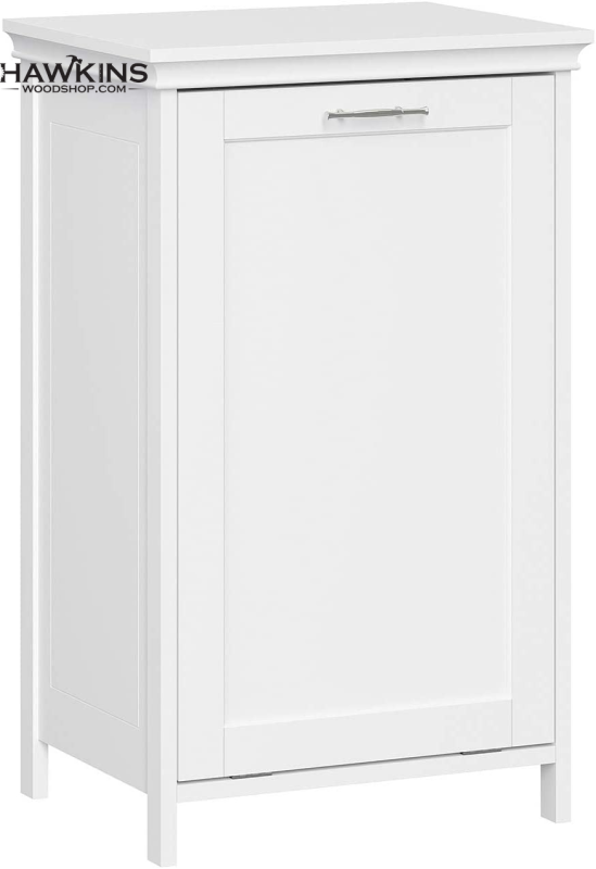 Somerset Tilt-Out Laundry Hamper, White – Built to Order, Made in USA,  Custom Furniture – Free Delivery