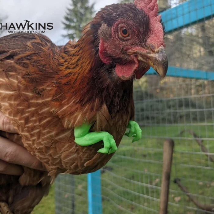 Tiny 3D Printed Baby Arms for Chickens That Bring the 'Birds With