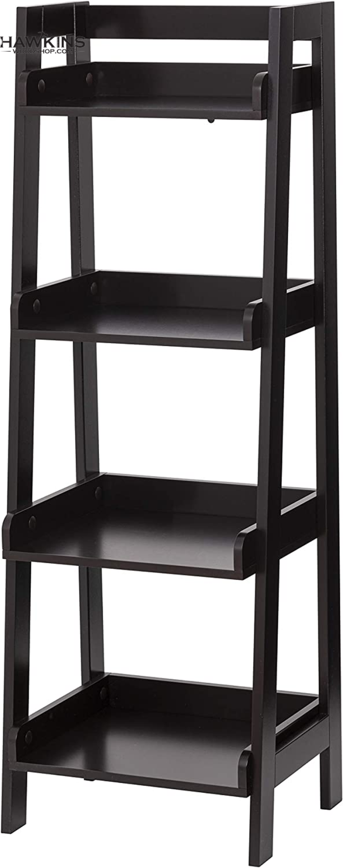 UTEX 3-Tier Ladder Shelf, Bathroom Shelf Freestanding, 3-Shelf